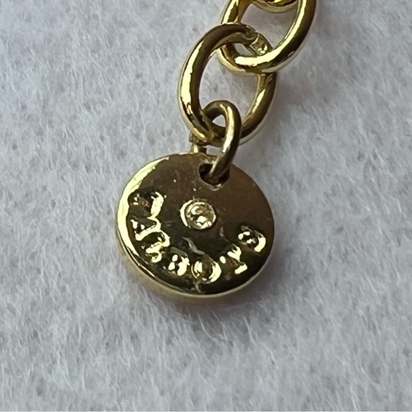 Talbots Gold Circle Necklace triple strand - Picture 8 of 9